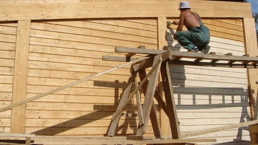наружная отделка деревянного дома